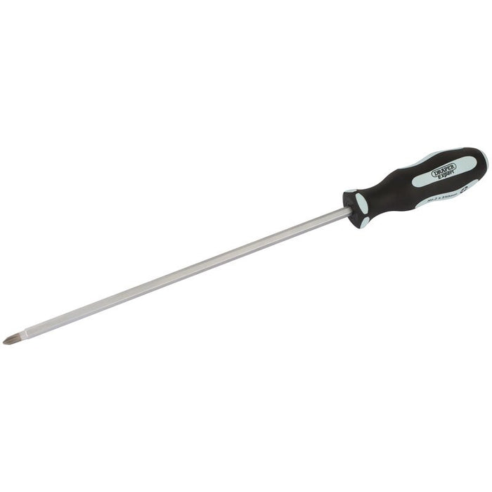 Draper Tools Pound Thru Cross Slot No:2 x 250mm Soft Grip Screwdriver