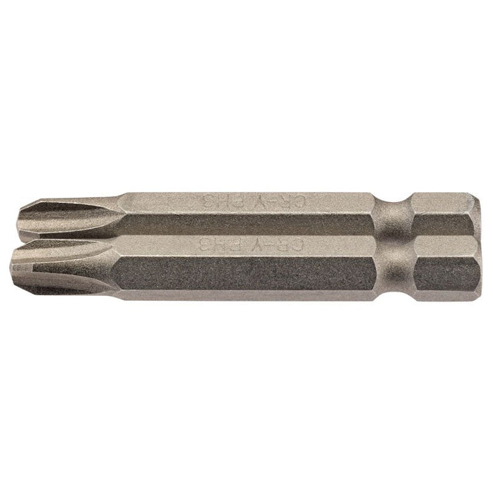 Draper Tools No.3 1/4 Hex. Cross Slot Insert Bit 50mm Long x 2