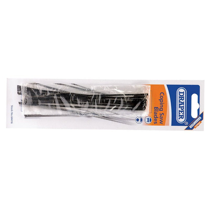 Draper Tools 10 x 15tpi Coping Saw Blades for 64408 and 18052 Coping Saws