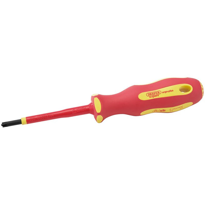 Draper Tools Ergo Plus® VDE No.1 x 80mm PZ/SL Screwdriver