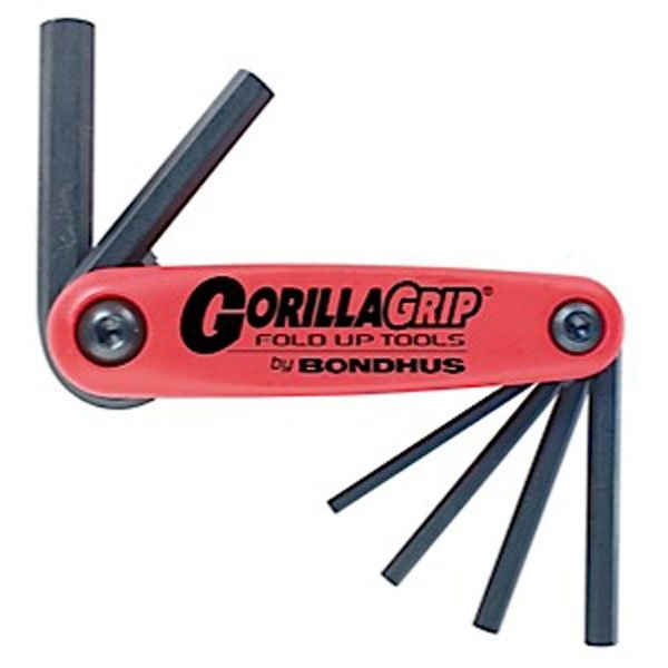 Bondhus GorillaGrip Hex Tip Fold Up 6pc Tool
