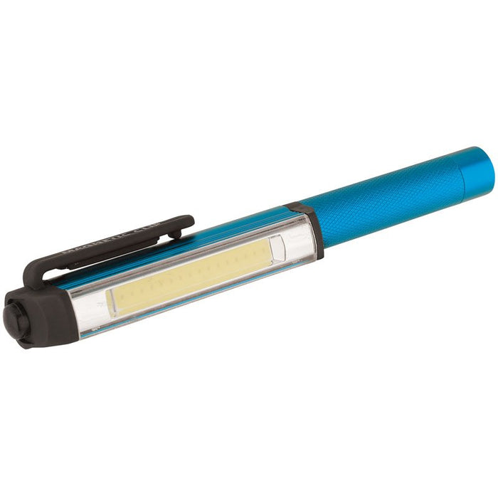 Draper Tools COB LED Aluminium Pocket Torch (3W) (3 x AAA batteries)