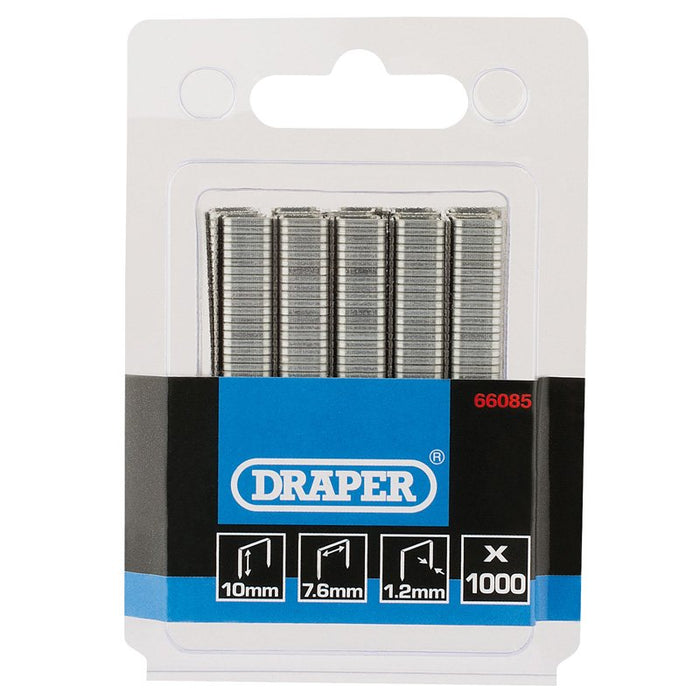 Draper Tools Heavy Duty Steel Staples, 1000pk