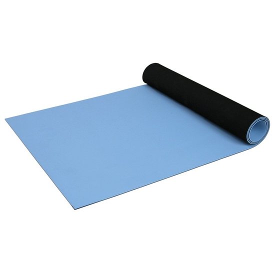 Desco 66320 - Statfree UC2™ Dissipative Vinyl-Nitrile Roll, 2mm x 762mm x 12.2m, Sky Blue