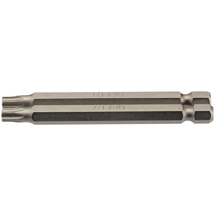 Draper Tools T27 1/4 Hex. Draper TX-STAR® Insert Bit 75mm Long x 2