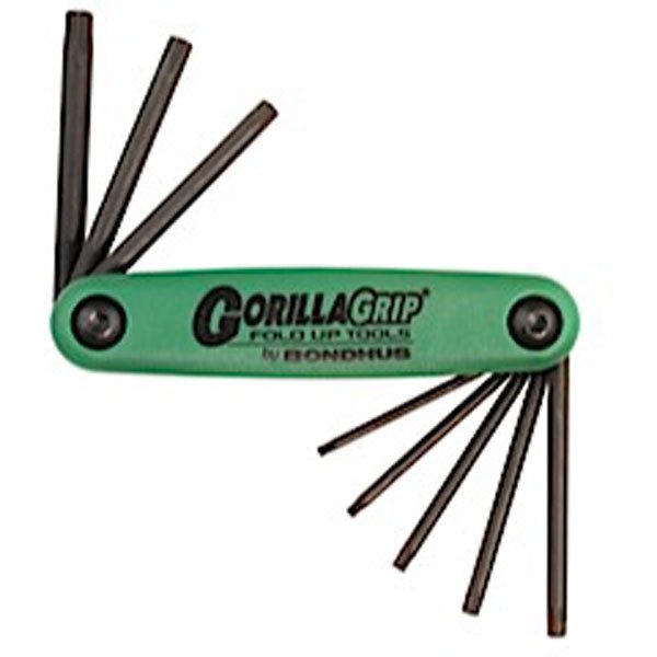 Bondhus 8pc Star Tip Fold-up Tool T6-T25