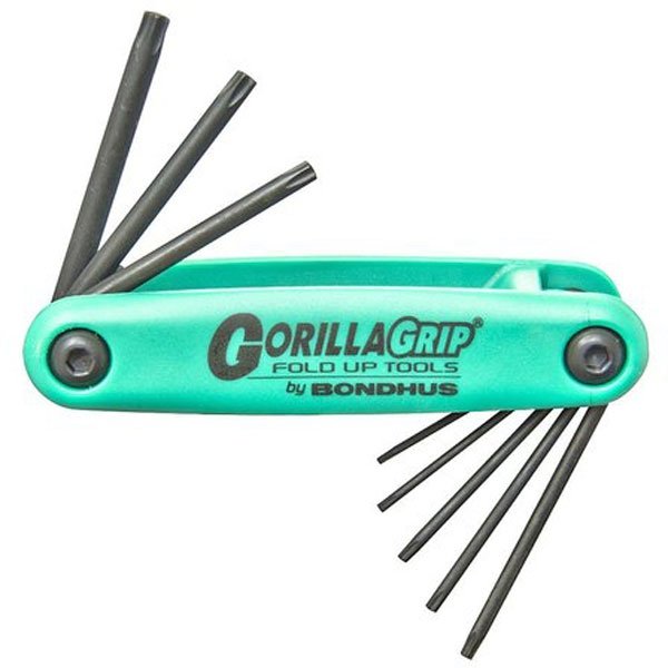 Bondhus 7pc Tamper Resisitant Torx Fold-up Tool Set TR7-TR25