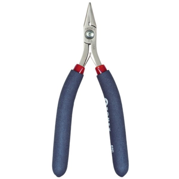 Tronex 713S Chain Nose Short Jaw Serrated Pliers