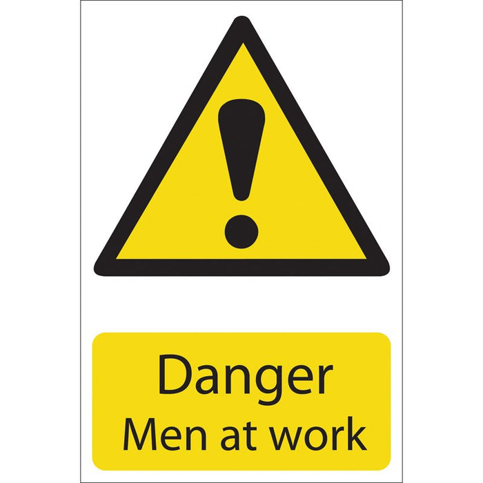 Draper Tools Danger Men At Work Hazard Sign