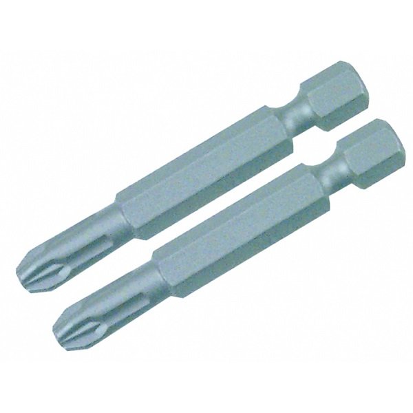 Wiha #2 x 50mm PoziDriv Power Bit (2 Pack) 74262