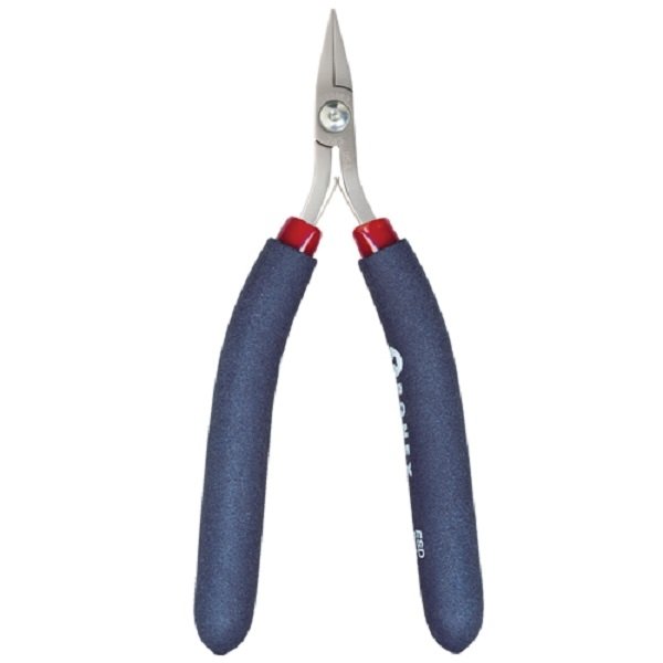 Tronex 745 Flat Nose Short Smooth Jaw Wide Tips Pliers