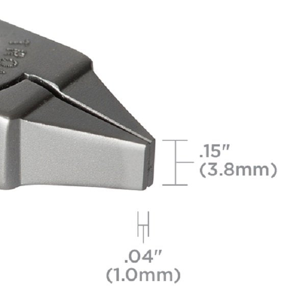 Tronex 747 Flat Nose Stubby Smooth Jaw Pliers