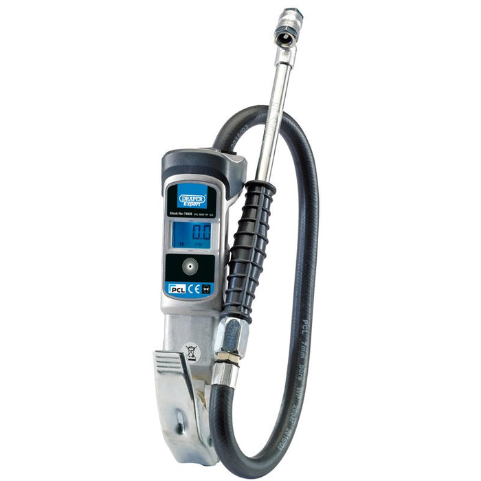 Draper Tools Digital Gauge Air Line Inflator With Twin Connectors