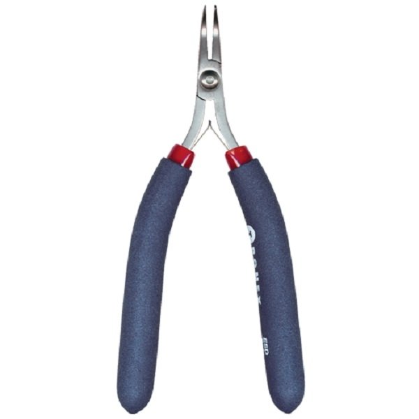 Tronex 751 Bent Nose Smooth Jaw 60 Degrees Fine Tips Pliers