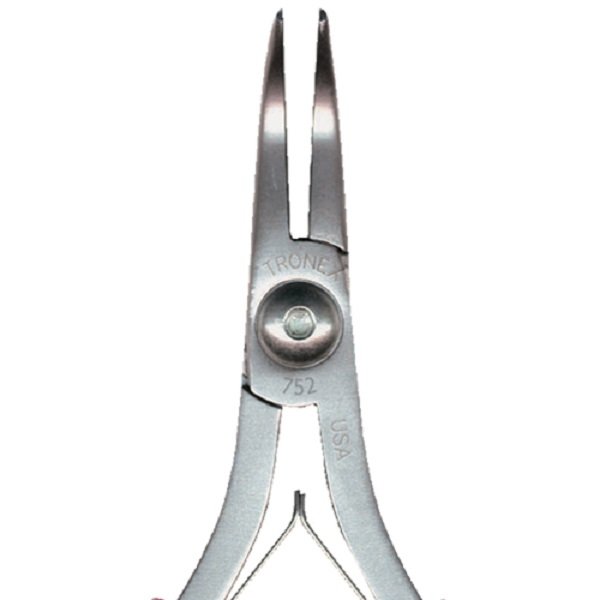 Tronex 752 Bent Nose Smooth Jaw 60 Degrees Sturdy Tips Pliers