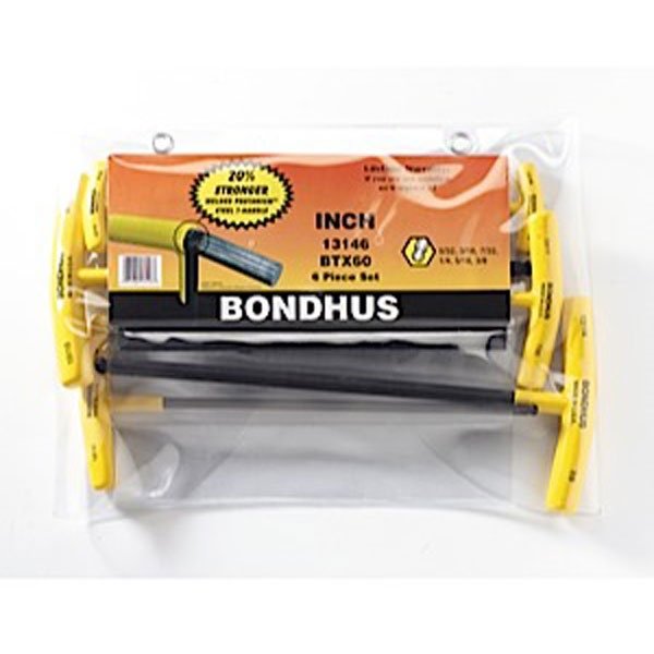 Bondhus 6pc Imperial Ball End T-Handle Set 13146