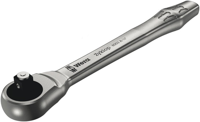 Wera 8003 Metal Ratchet With Push-Through Square 1/4