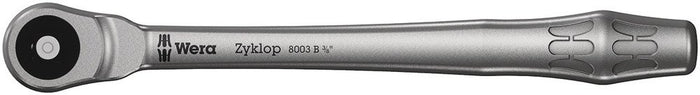 Wera 8003 Metal Ratchet With Push-Through Square 3/8