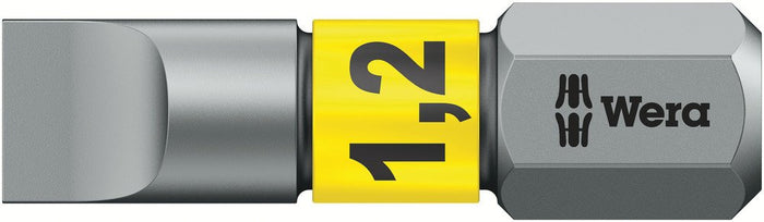Wera 800/1 Slotten BiTorsion Bit 1.2x6.5x25mm 056068