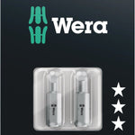 Wera 800/1 Slotted Bit Set 1x5.5x25mm 1.2x6.5x25mm 2 Pce 073301