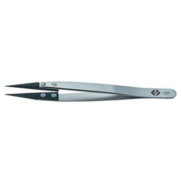 CK CarbofibESD Tweezer - 2391, 130mm