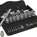 Wera 8100 Metal Ratchet Set With Switch Lever 3/8