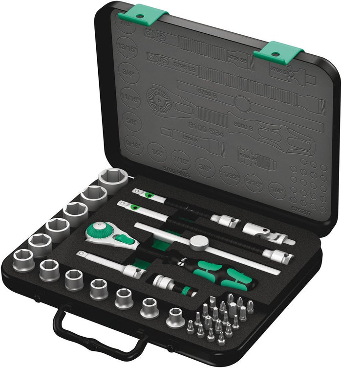 Wera 8100 Speed Ratchet Set 3/8