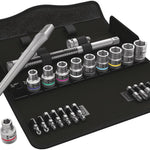 Wera 8100 Metal Ratchet Set With Push-Through Square 1/2