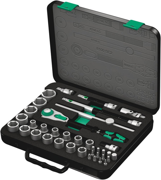 Wera 8100 Speed Ratchet Set 1/2