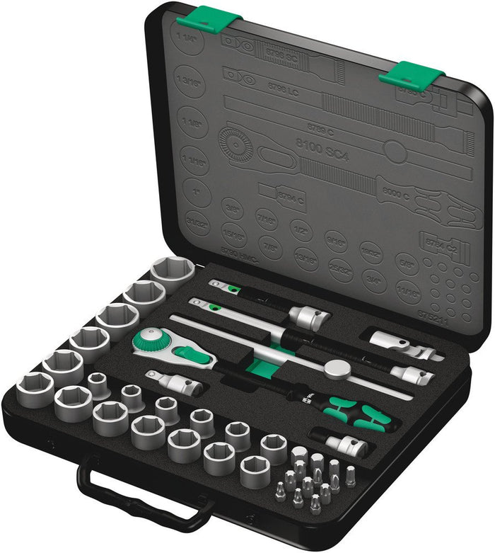 Wera 8100 Speed Ratchet Set 1/2