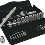 Wera 8100 Metal Ratchet Set With Switch Lever 1/2