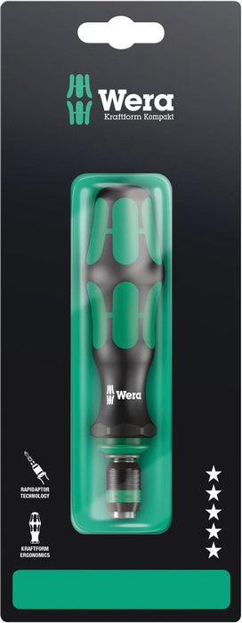 Wera 817 Bitholding Screwdriver With Rapidaptor Quick-Release Chuck 1/4