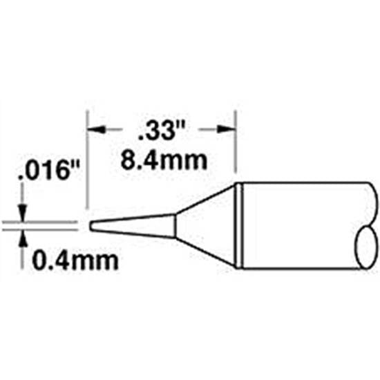 Metcal Cartridge Conical 0.4mm (0.016 In) LL