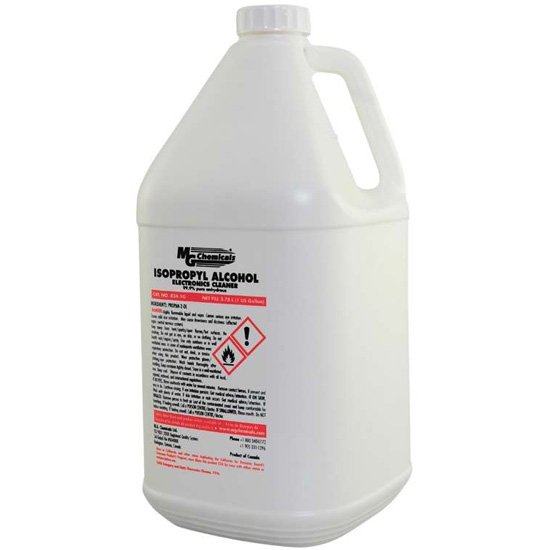 MG Chemicals 99.9% Isopropyl Alcohol, Un Certified Carton, 1G