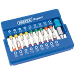 Draper Tools Coloured Screwdriver Bit Set (19 piece)