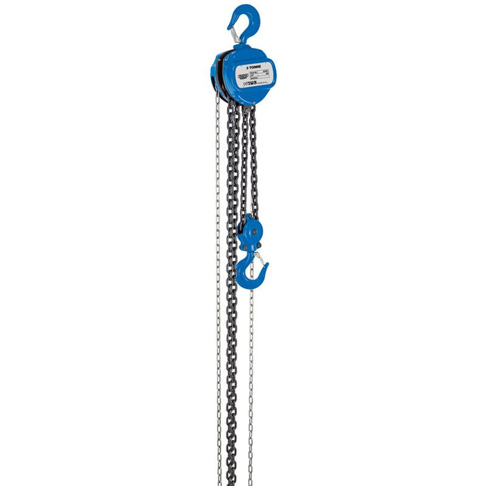 Draper Tools Chain Hoist/Chain Block (3 tonne)