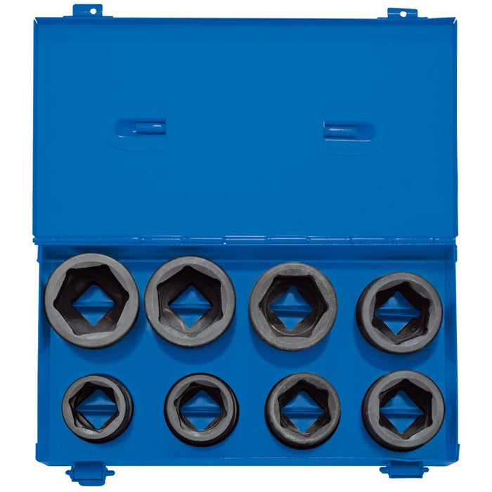 Draper Tools 3/4 Sq. Dr. Metric Impact Socket Set in Metal Case (8 Piece)