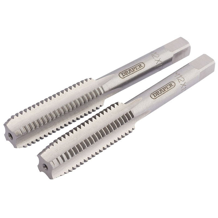 Draper Tools 12mm Coarse Hand Taps Taper and Plug