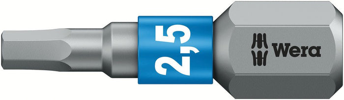 Wera 840/1 Hex-Plus Insert Bit 2.5x25mm 056682