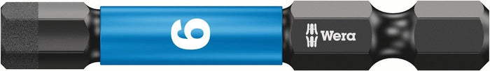 Wera 840/4 Impaktor Diamond Coated Hex Bit 6x50mm 057646