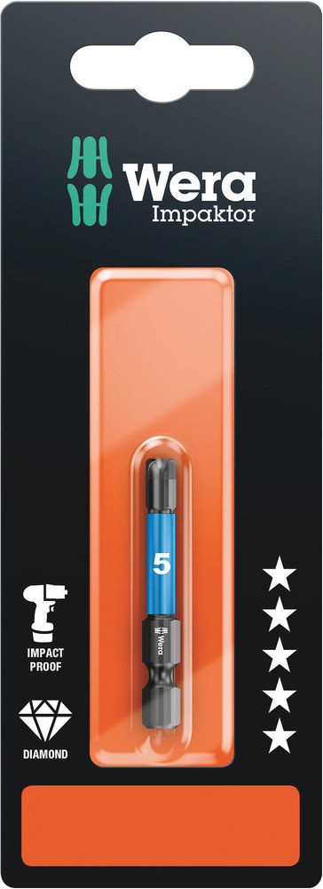 Wera 840/4 Impaktor DC Hex Bit SB 6x50mm 073946