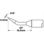 Metcal Cartridge Conical Bent 0.4mm (0.016 In) 30Deg LL