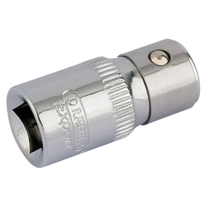 Draper Tools 1/4 Square Drive x 1/4 Hexagon Screwdriver Bit Holding Socket