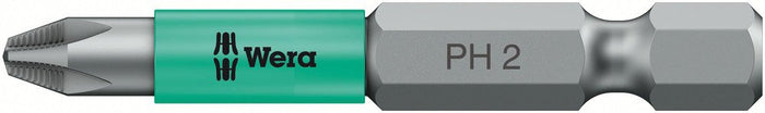 Wera 853/4 ACRÂ® Phillips Bit With Magnetized Sleeve PH 2x90mm 323781