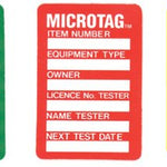 Brady Microtag Next Test Date Insert