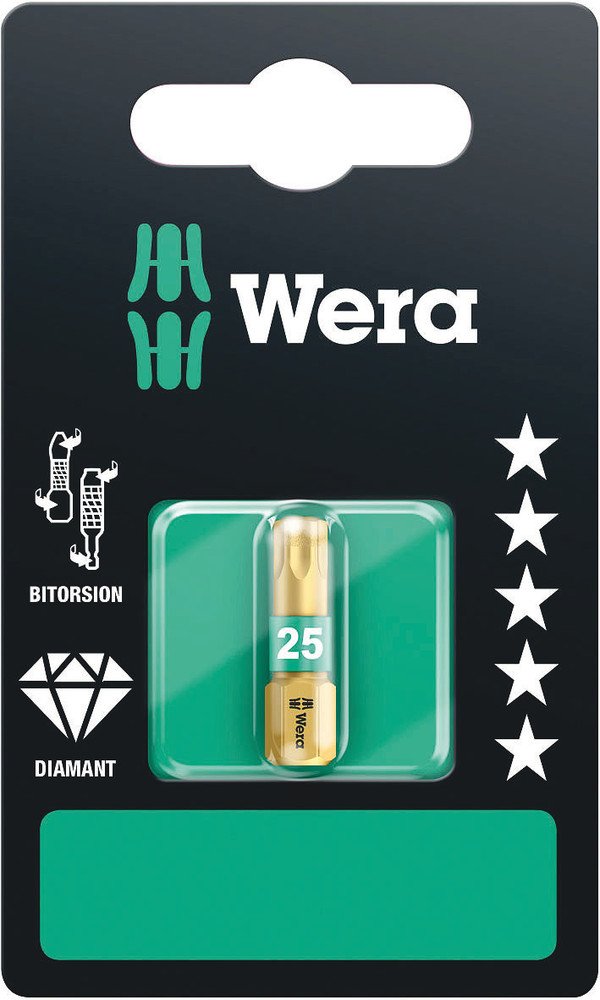 Wera 867/1 BiTorsion DC TorxÂ® BitTX40x25mm 134379