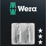 Wera 867/1 TorxÂ® Bits TX25x25mm 2 Pce 073315