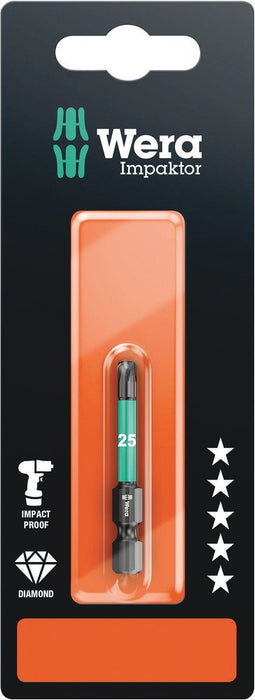 Wera 867/4 Impaktor DC Torx Bit TX25x50mm 073965