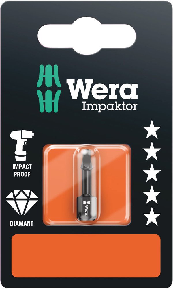 Wera 868/1 Impaktor DC Square-Plus Bit # 3x25mm 073932
