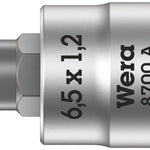 Wera 8700 Slotted Screws Bit Socket 1/4
